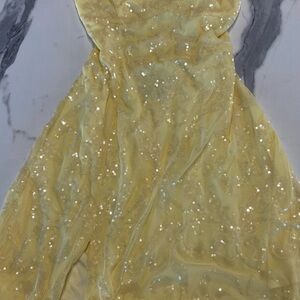 Windsor Butter Yellow Sequin Dress